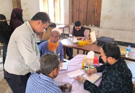 বড়লেখার শাহবাজপুরে বিনামূল্যে চিকিৎসাসেবা পেলেন ২ হাজার মানুষ