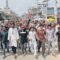 সারাদেশে চাঁদাবাজি, সন্ত্রাস ও বিচারবহির্ভূত হত্যার প্রতিবাদে বড়লেখায় বিক্ষোভ