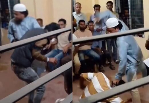 বড়লেখায় ডাব চুরির অভিযোগে সাবেক ছাত্রদল নেতাসহ দুজনকে প্রকাশ্যে জুতাপেটা, ভিডিও ভাইরাল