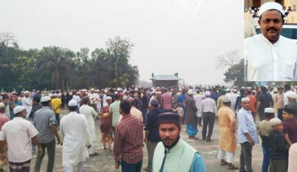 মধ্যপ্রাচ্যে সংঘাতে নিহত বড়লেখার প্রবাসী সালেহের দাফন সম্পন্ন