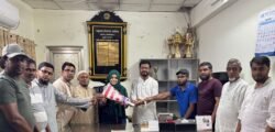 বড়লেখা পৌর প্রশাসকের সাথে হাজীগঞ্জ বাজার ব্যবসায়ী সমিতির নেতৃবৃন্দের মতবিনিময়