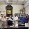 বড়লেখা পৌর প্রশাসকের সাথে হাজীগঞ্জ বাজার ব্যবসায়ী সমিতির নেতৃবৃন্দের মতবিনিময়