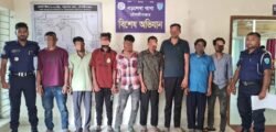 বড়লেখায় মাদক কারবারিসহ বিভিন্ন মামলার ৮ আসামি গ্রেপ্তার